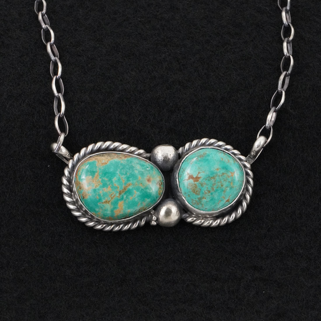 Antwone Brown Turquoise & Sterling Silver Necklace