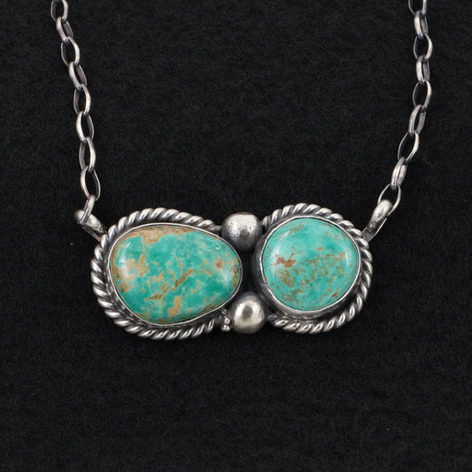 Antwone Brown Turquoise & Sterling Silver Necklace