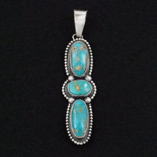 Darrin Livingston Turquoise & Sterling Silver Pendant