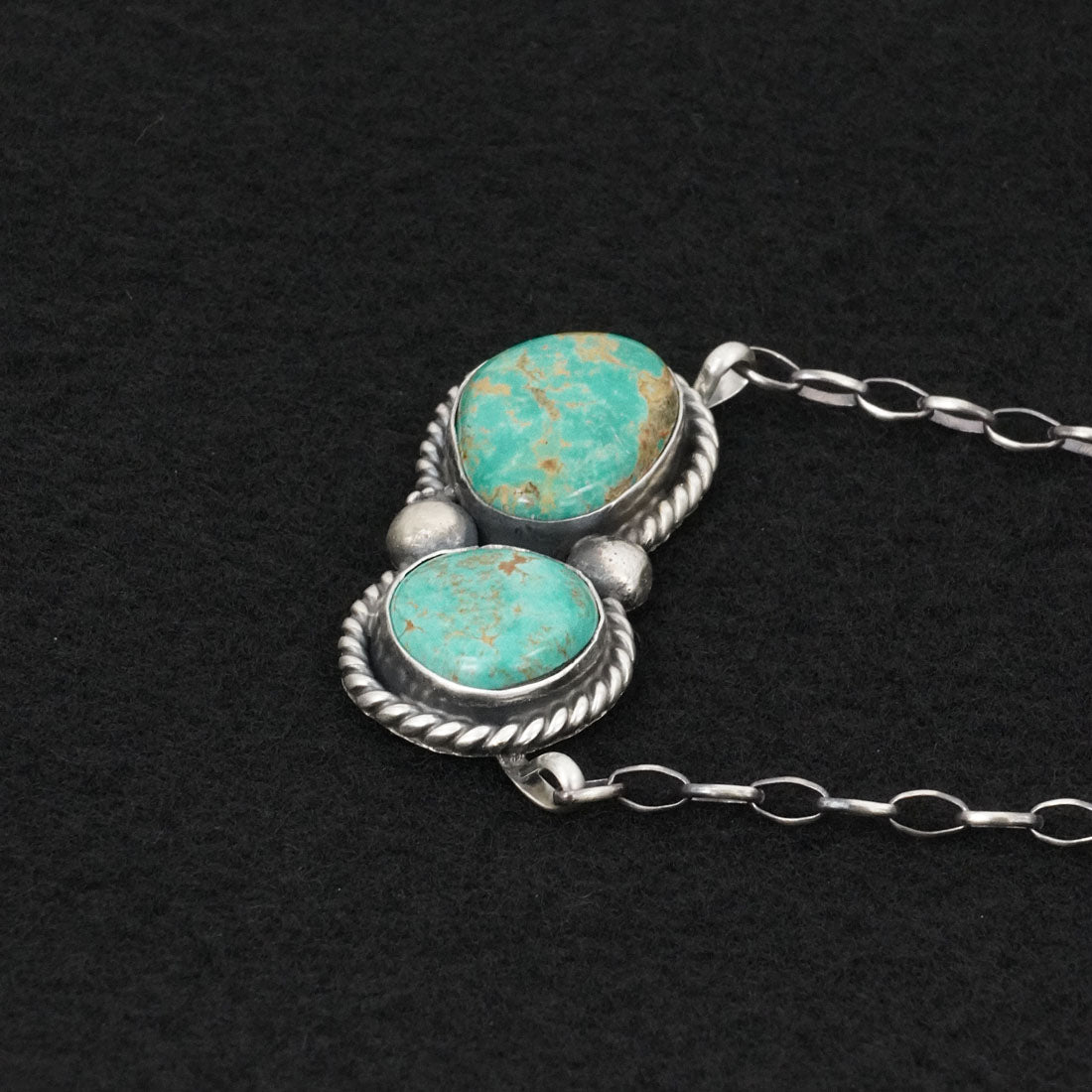 Antwone Brown Turquoise & Sterling Silver Necklace