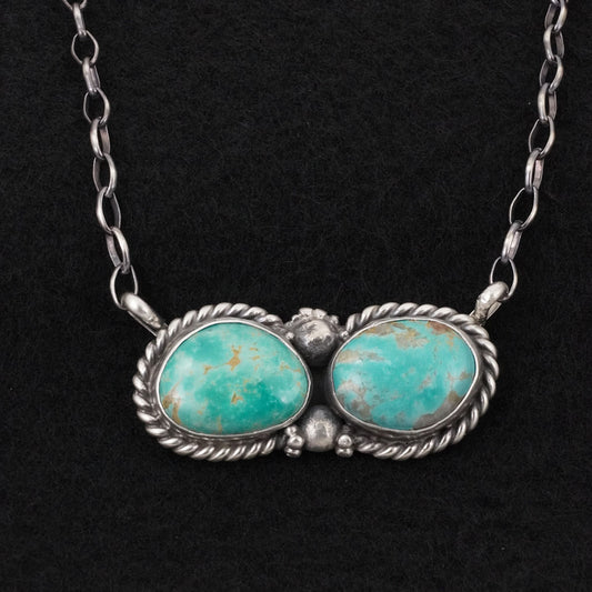 Antwone Brown Turquoise & Sterling Silver Necklace