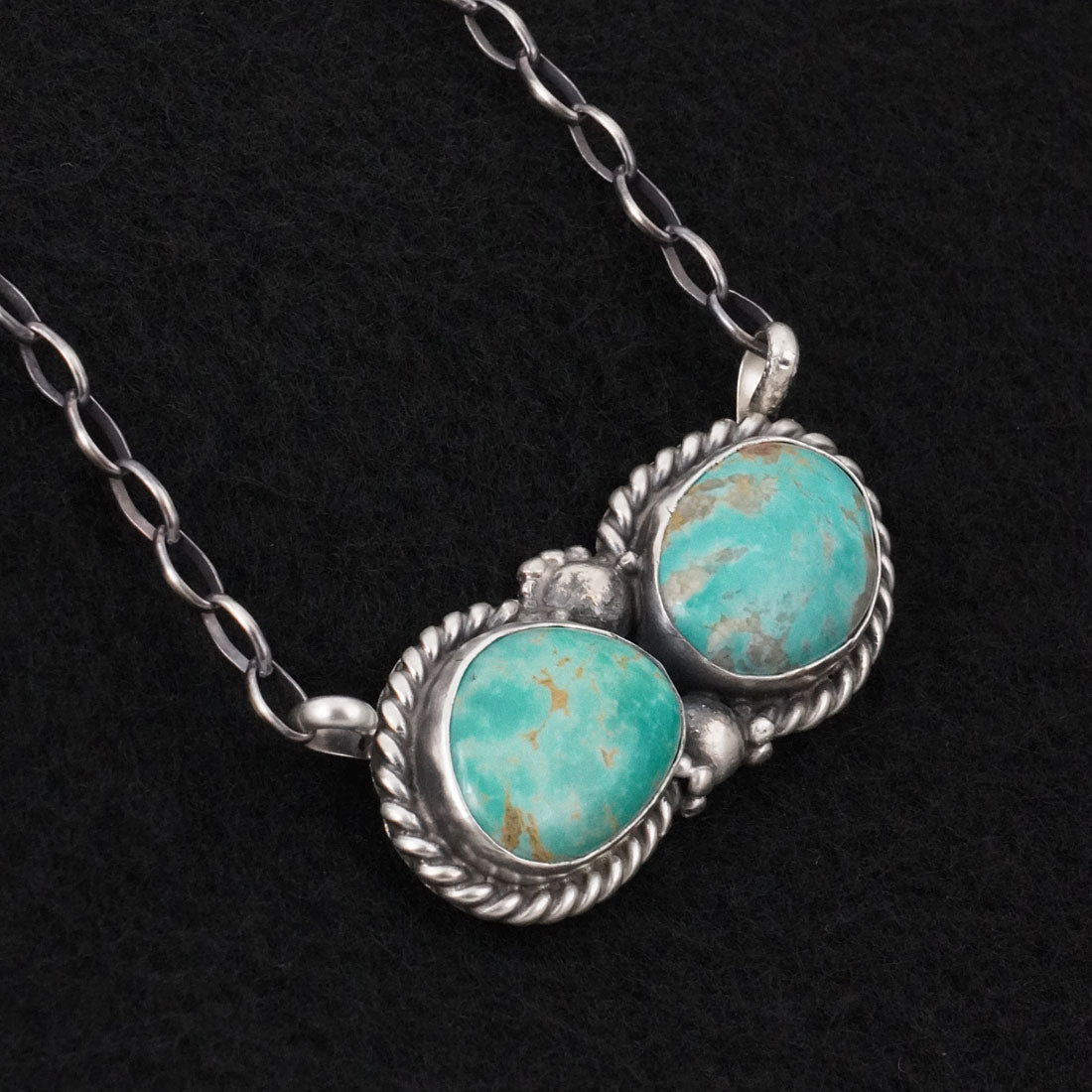 Antwone Brown Turquoise & Sterling Silver Necklace