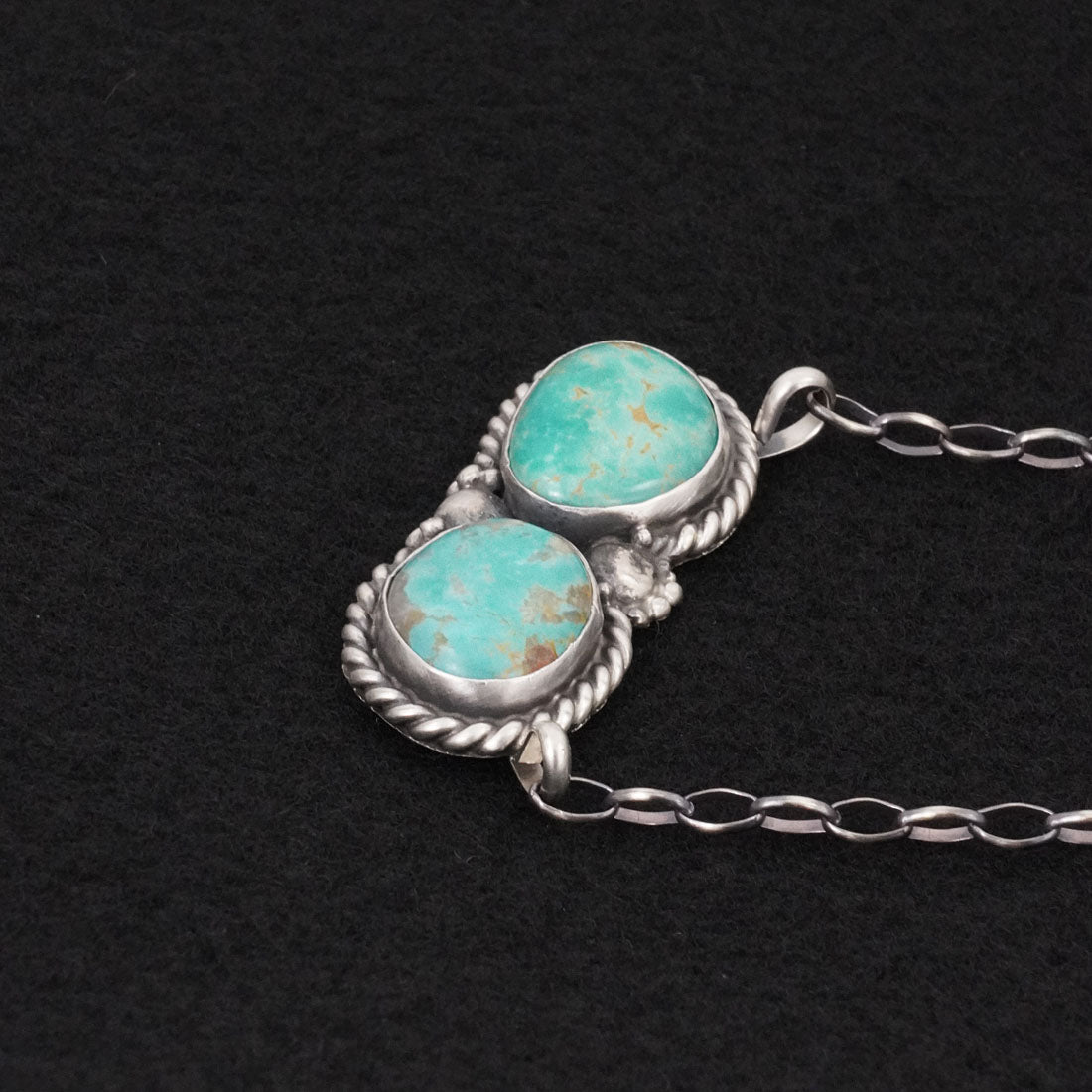 Antwone Brown Turquoise & Sterling Silver Necklace