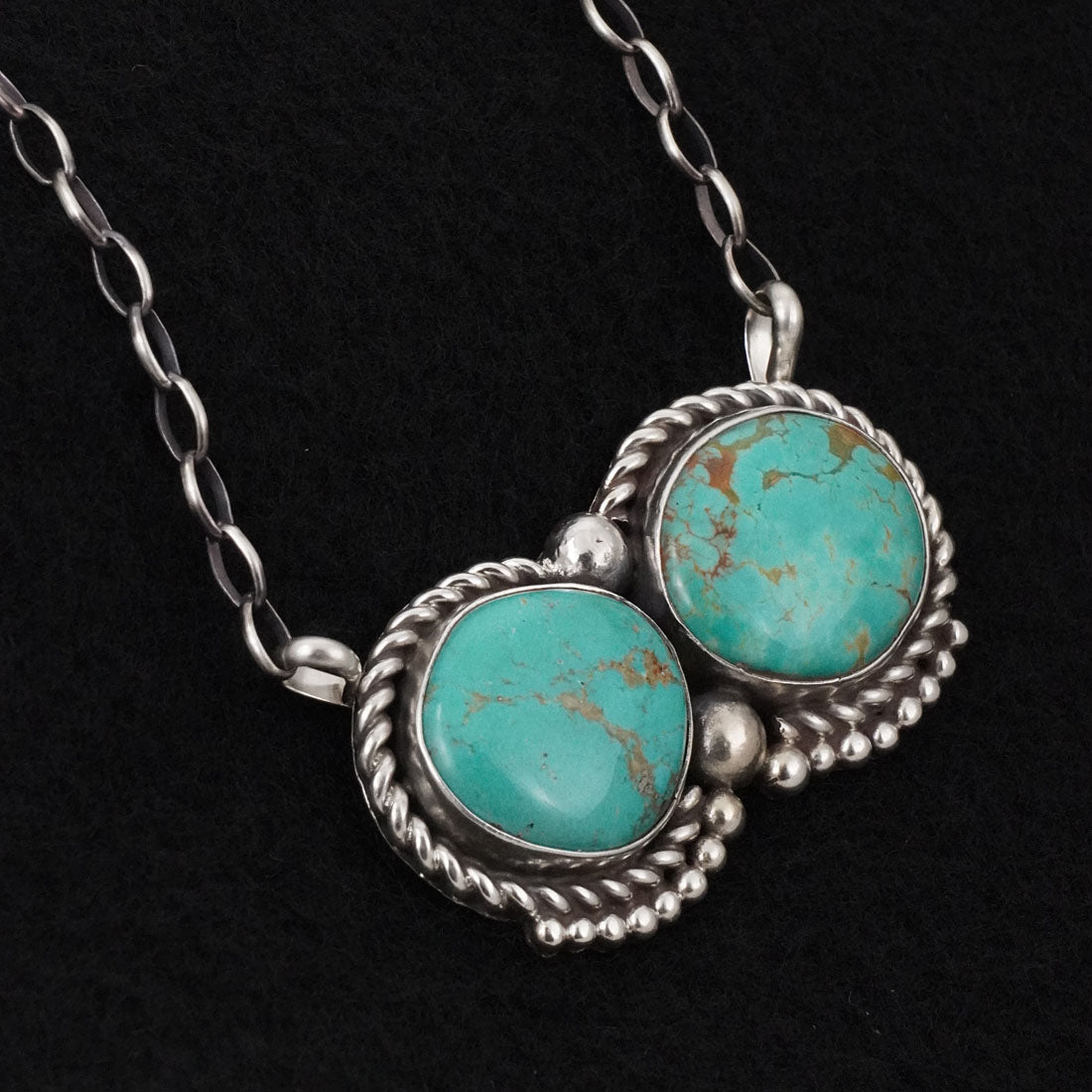 Antwone Brown Turquoise & Sterling Silver Necklace