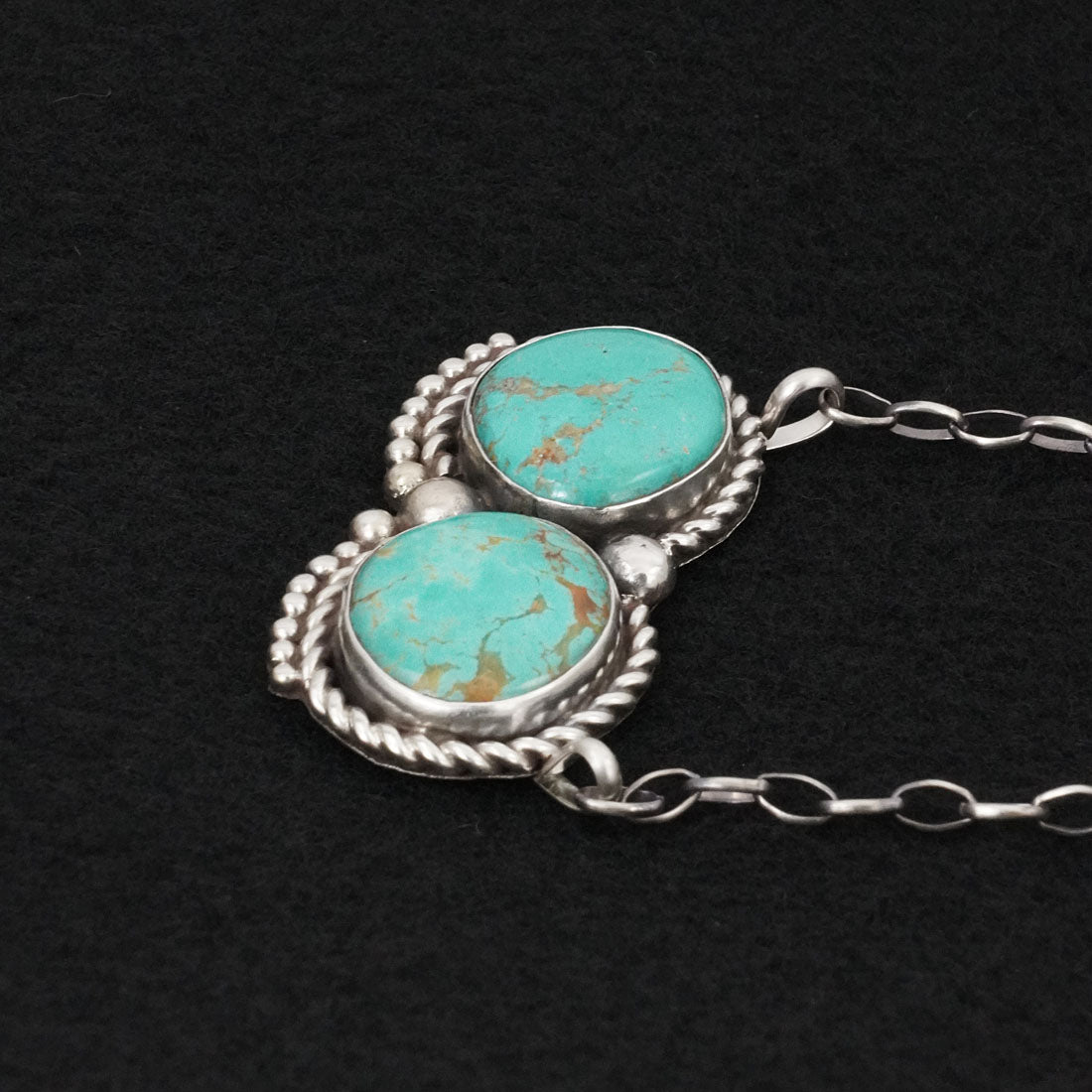 Antwone Brown Turquoise & Sterling Silver Necklace