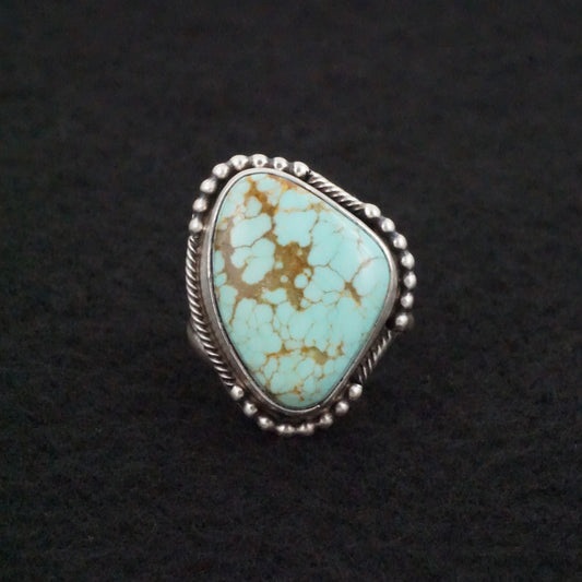 Jameson Garcia Turquoise & Sterling Silver Ring Adjustable