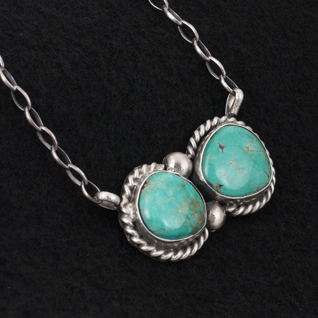Antwone Brown Turquoise & Sterling Silver Necklace