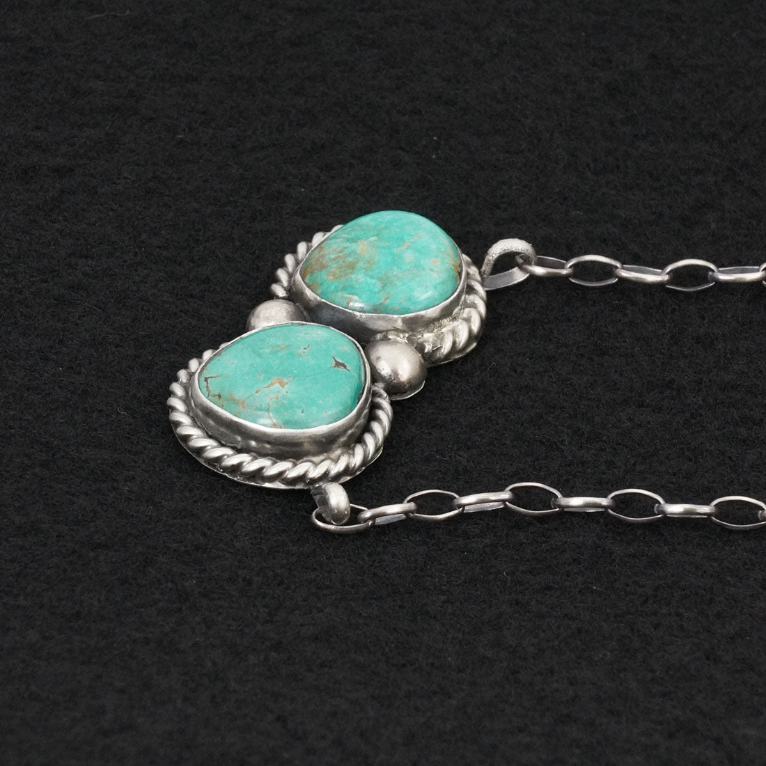 Antwone Brown Turquoise & Sterling Silver Necklace