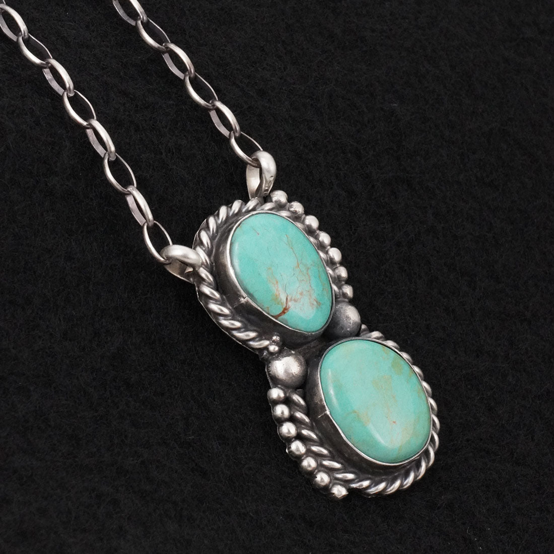 Antwone Brown Turquoise & Sterling Silver Necklace