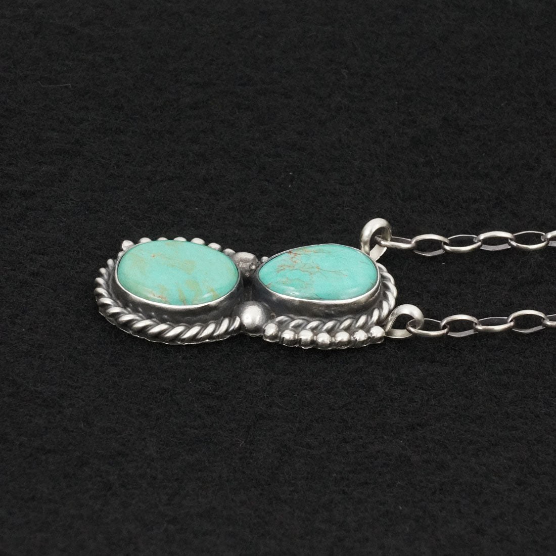 Antwone Brown Turquoise & Sterling Silver Necklace