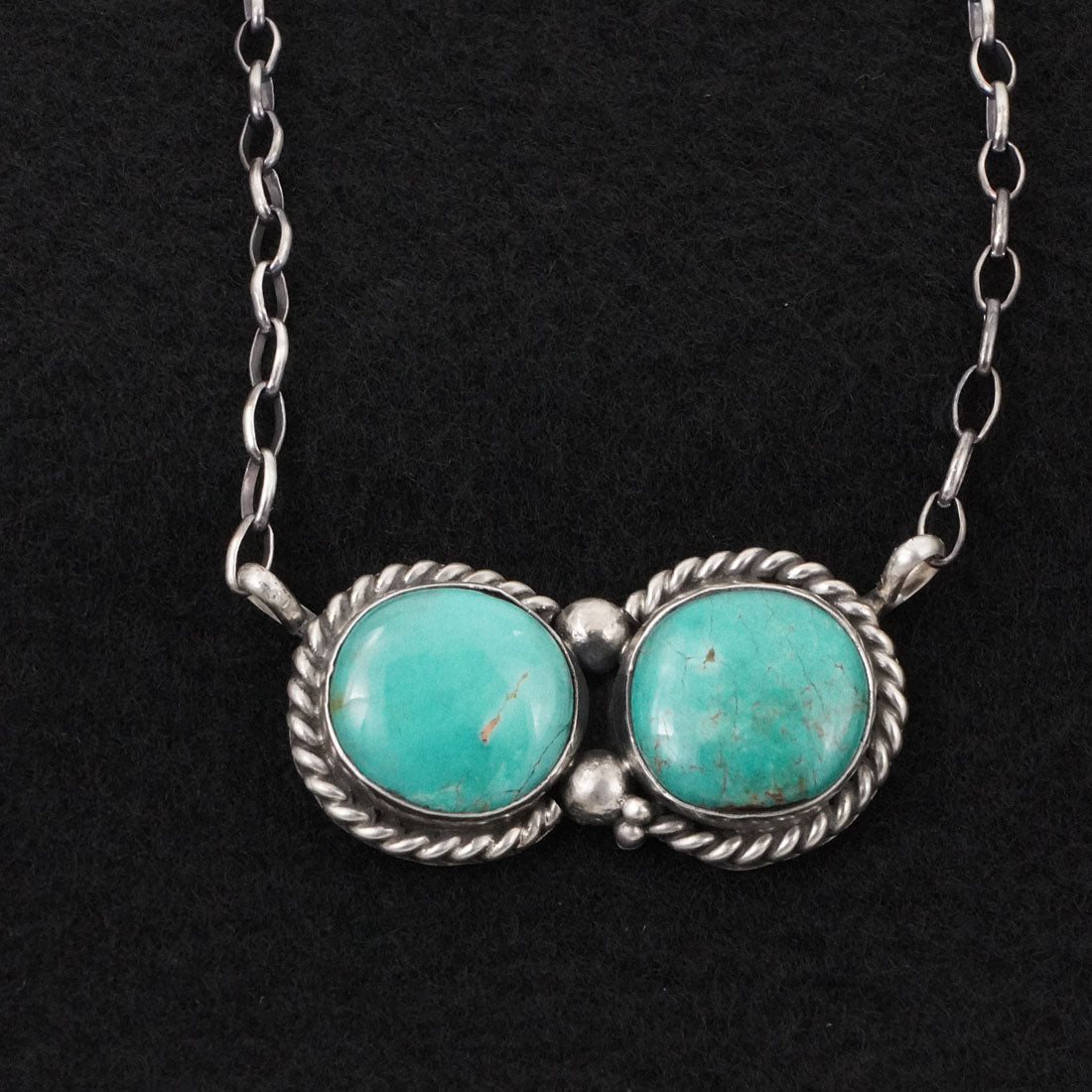 Antwone Brown Turquoise & Sterling Silver Necklace