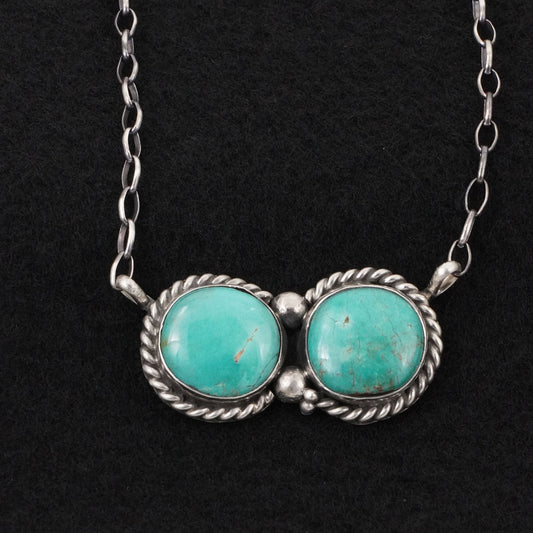 Antwone Brown Turquoise & Sterling Silver Necklace
