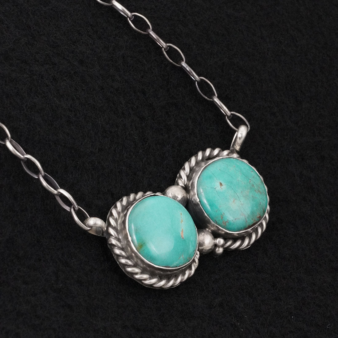 Antwone Brown Turquoise & Sterling Silver Necklace