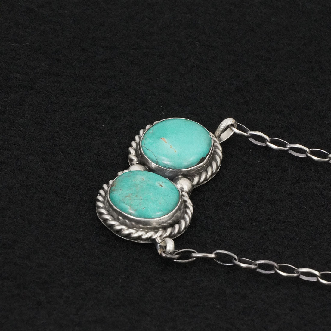 Antwone Brown Turquoise & Sterling Silver Necklace