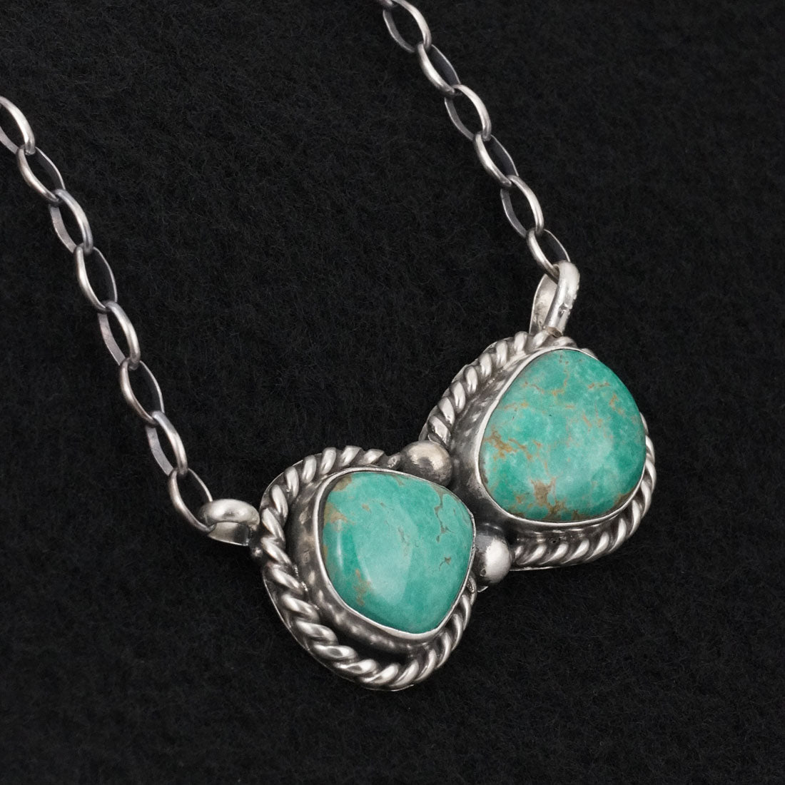 Antwone Brown Turquoise & Sterling Silver Necklace