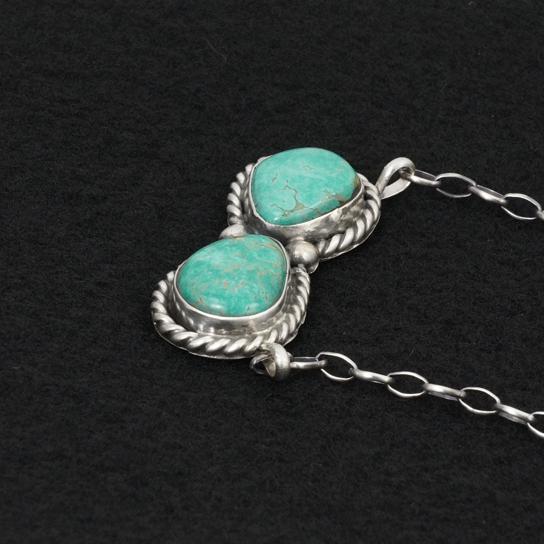 Antwone Brown Turquoise & Sterling Silver Necklace