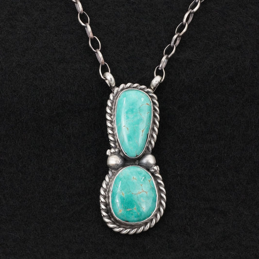 Antwone Brown Turquoise & Sterling Silver Necklace