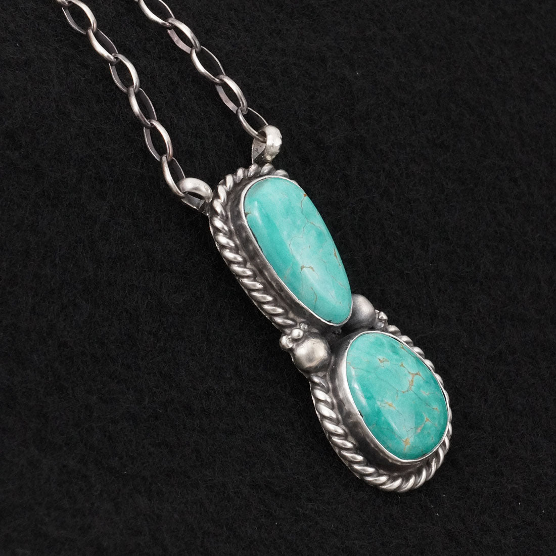 Antwone Brown Turquoise & Sterling Silver Necklace
