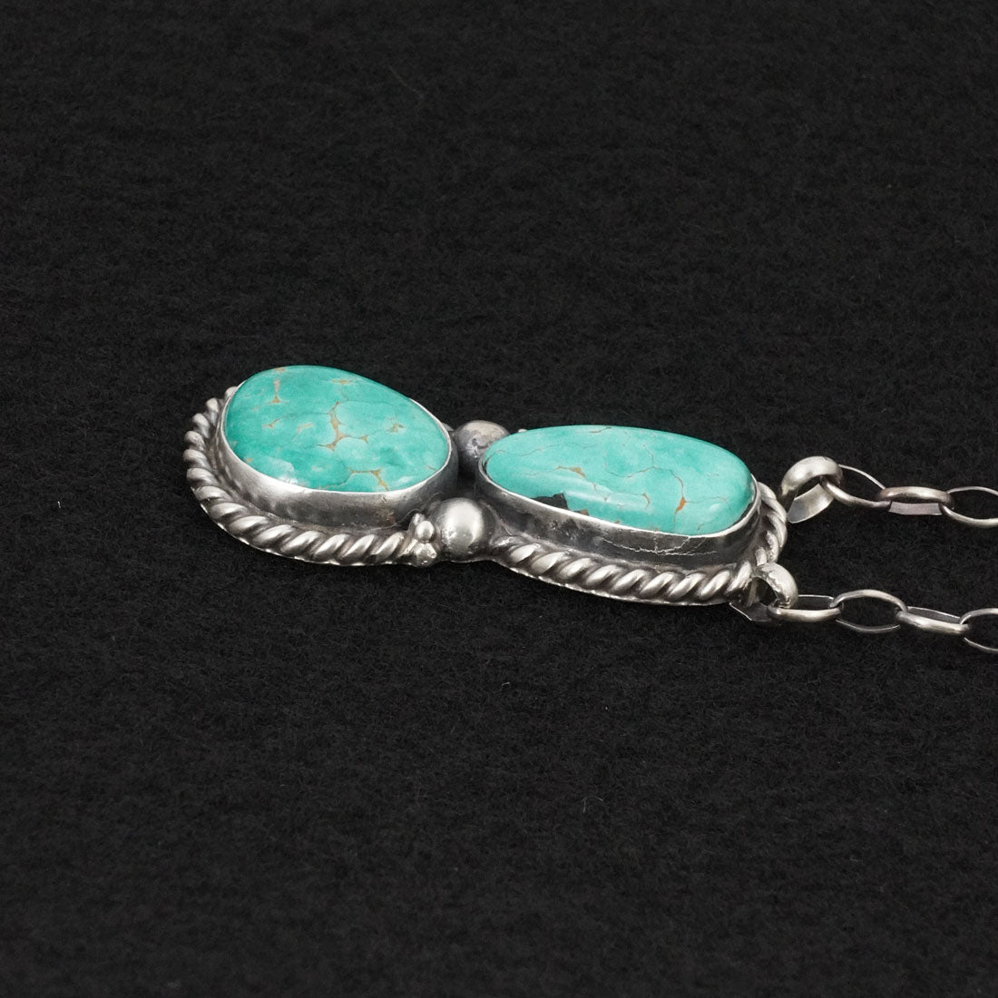 Antwone Brown Turquoise & Sterling Silver Necklace