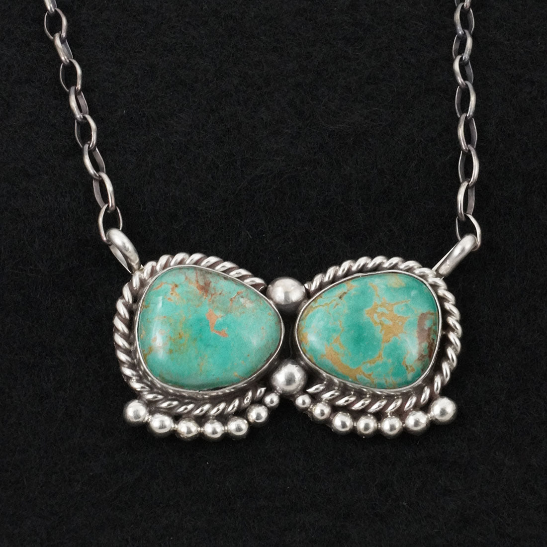 Antwone Brown Turquoise & Sterling Silver Necklace