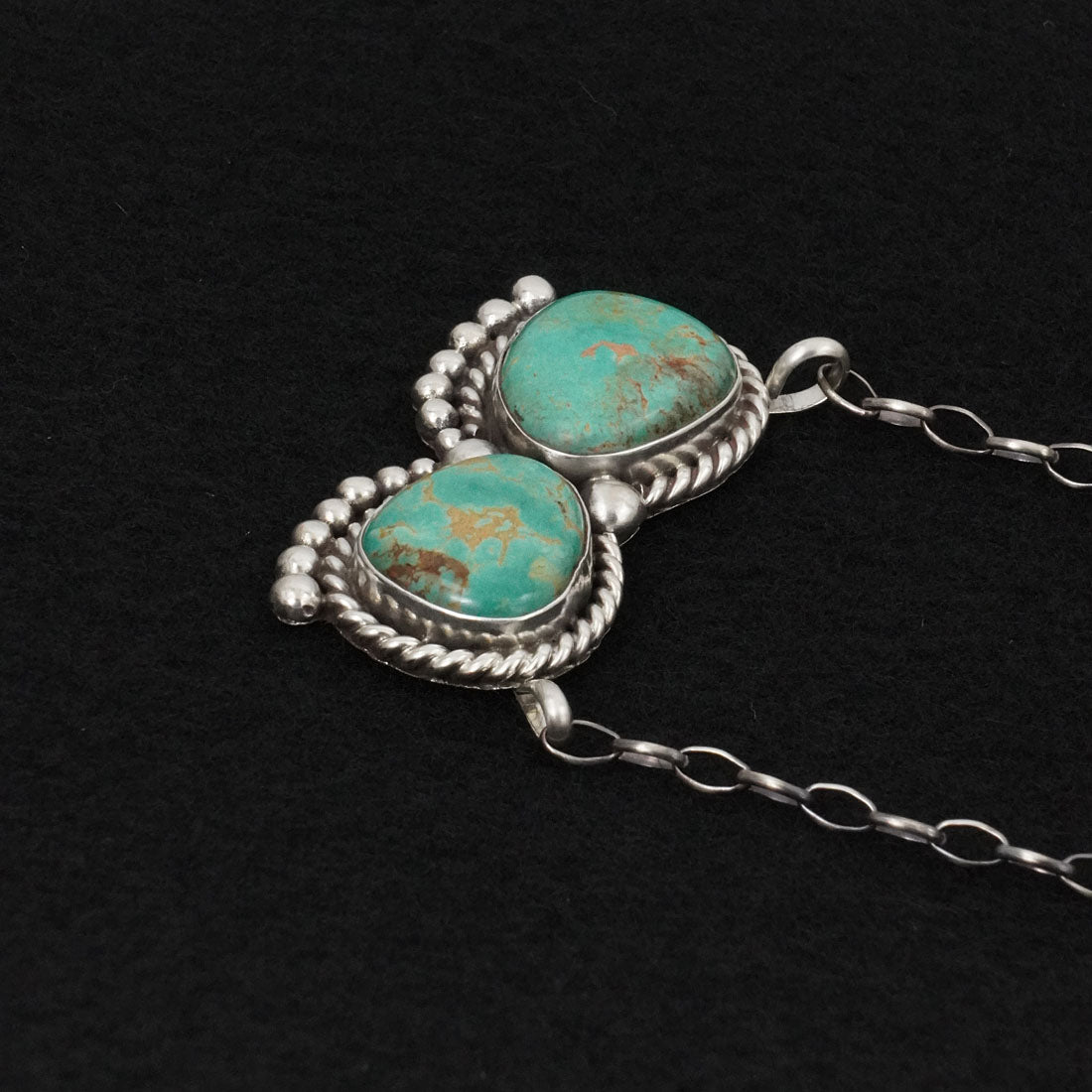 Antwone Brown Turquoise & Sterling Silver Necklace