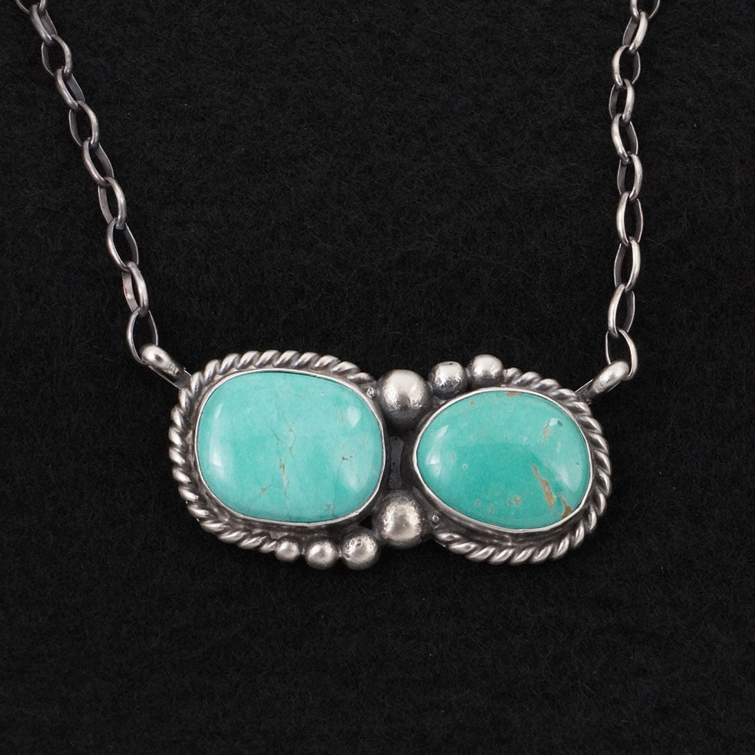 Antwone Brown Turquoise & Sterling Silver Necklace