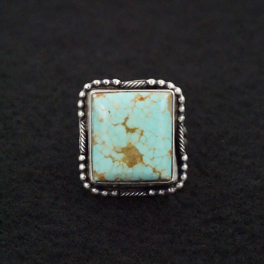 Jameson Garcia Turquoise & Sterling Silver Ring Adjustable