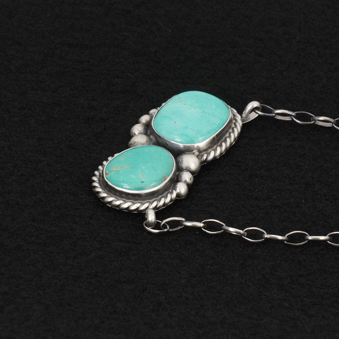 Antwone Brown Turquoise & Sterling Silver Necklace