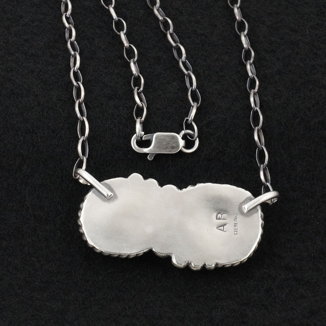 Antwone Brown Turquoise & Sterling Silver Necklace
