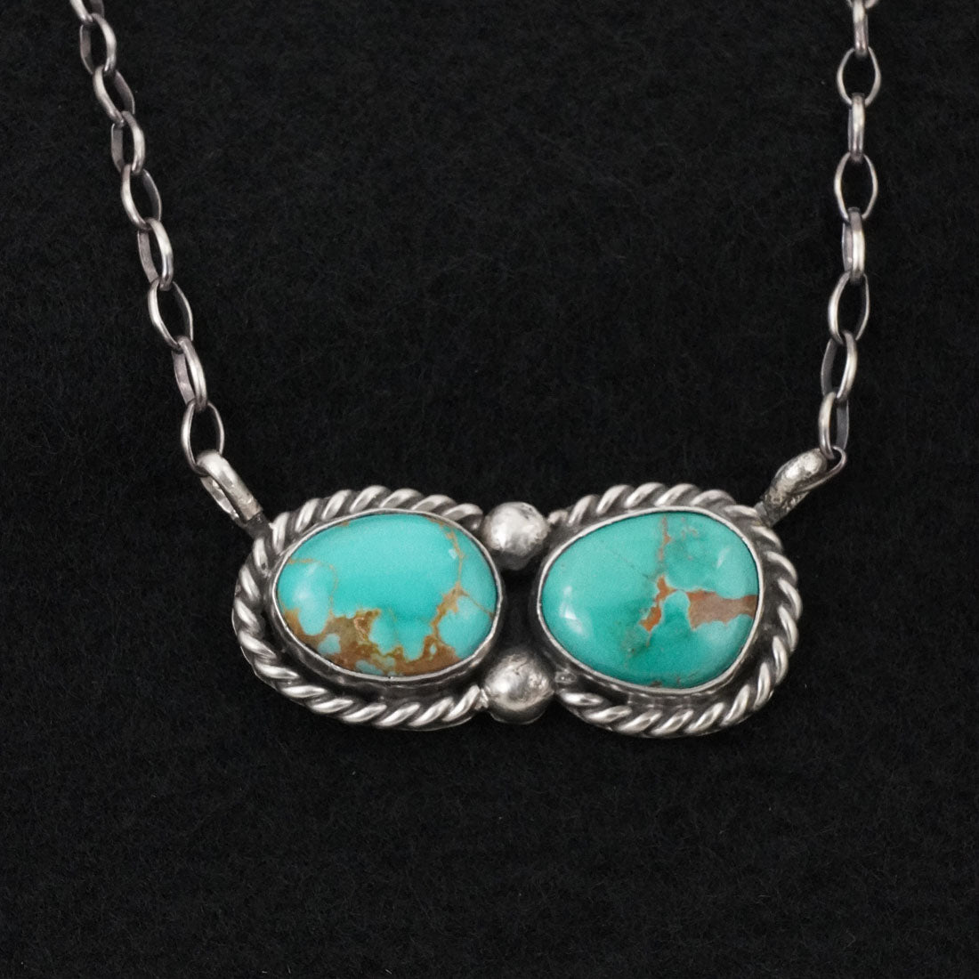 Antwone Brown Turquoise & Sterling Silver Necklace