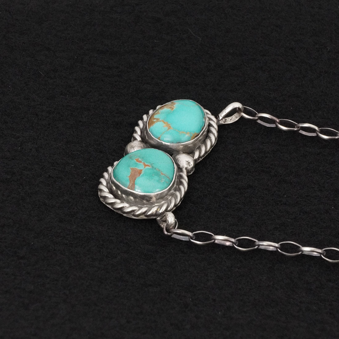 Antwone Brown Turquoise & Sterling Silver Necklace