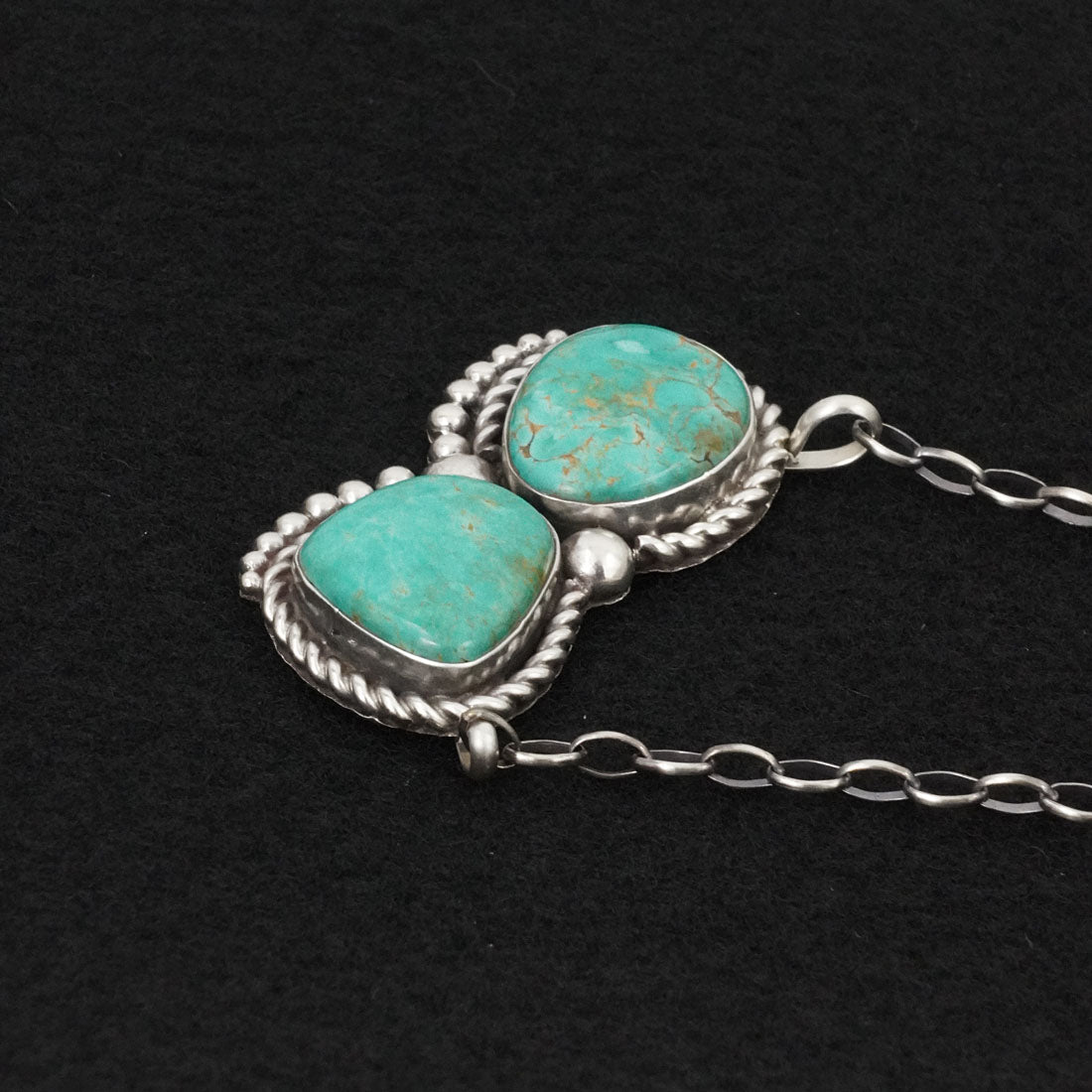 Antwone Brown Turquoise & Sterling Silver Necklace