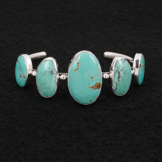 Paul Largo Turquoise & Sterling Silver Bracelet