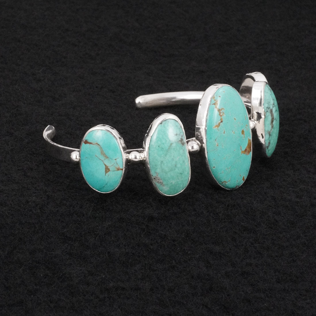 Paul Largo Turquoise & Sterling Silver Bracelet