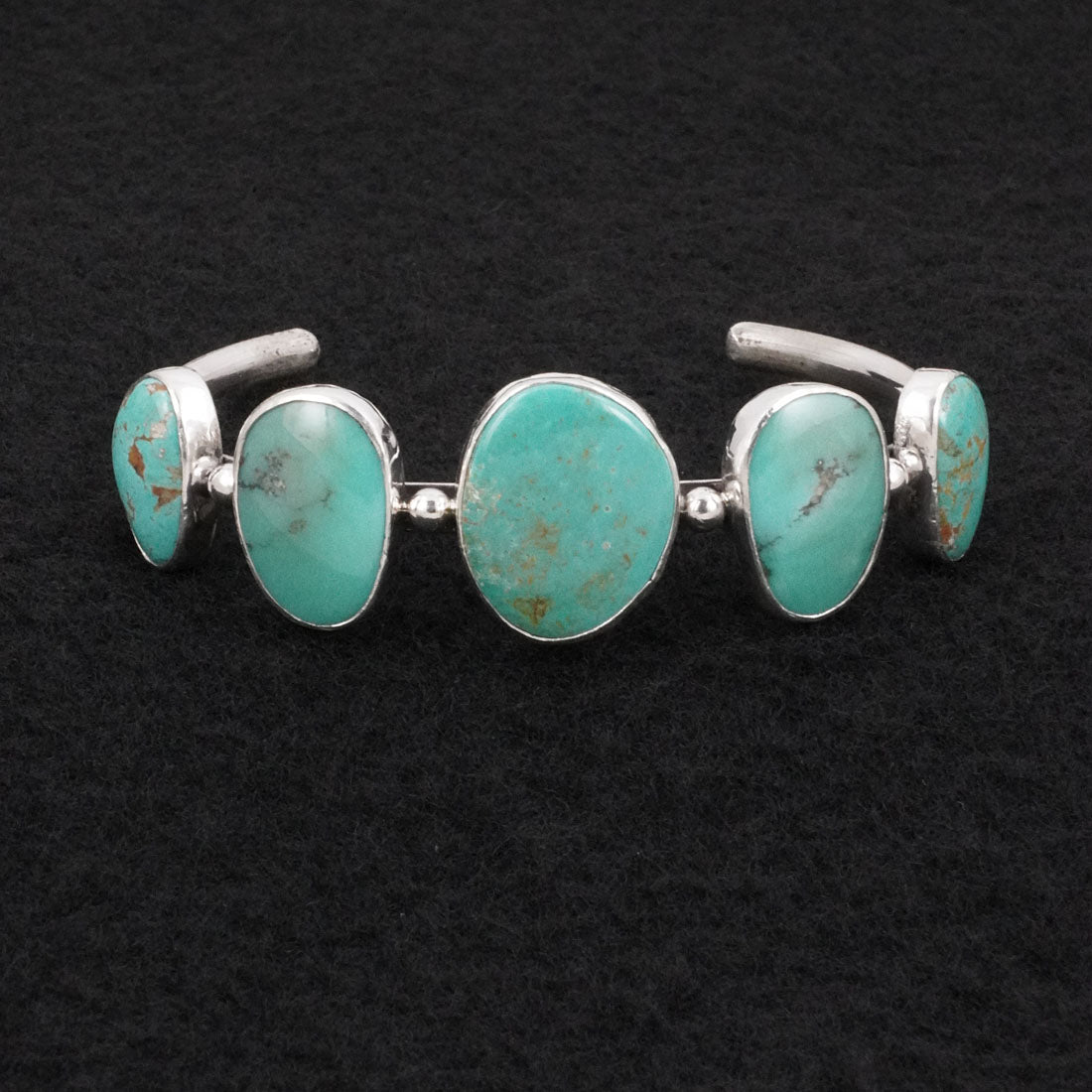 Paul Largo Turquoise & Sterling Silver Bracelet