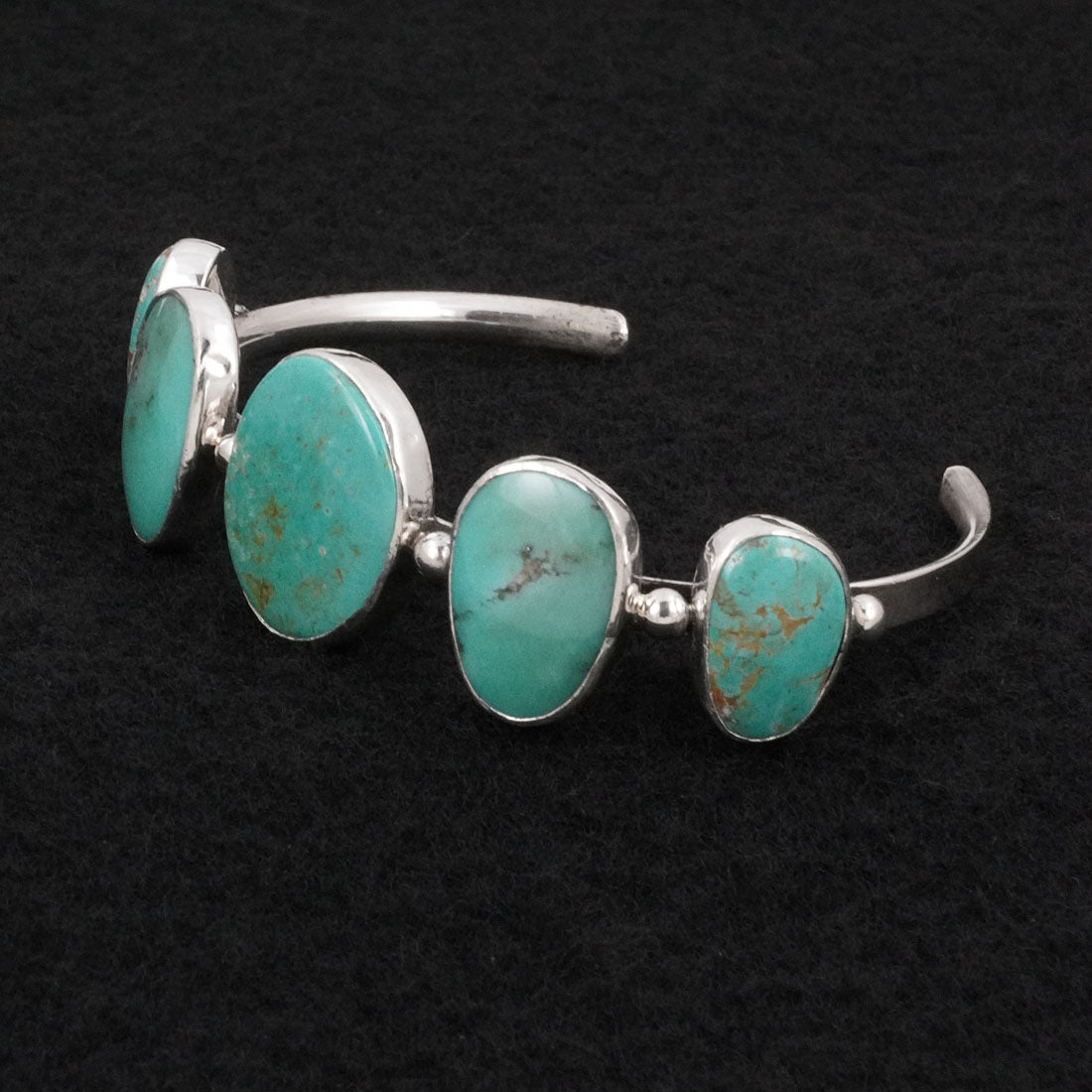 Paul Largo Turquoise & Sterling Silver Bracelet