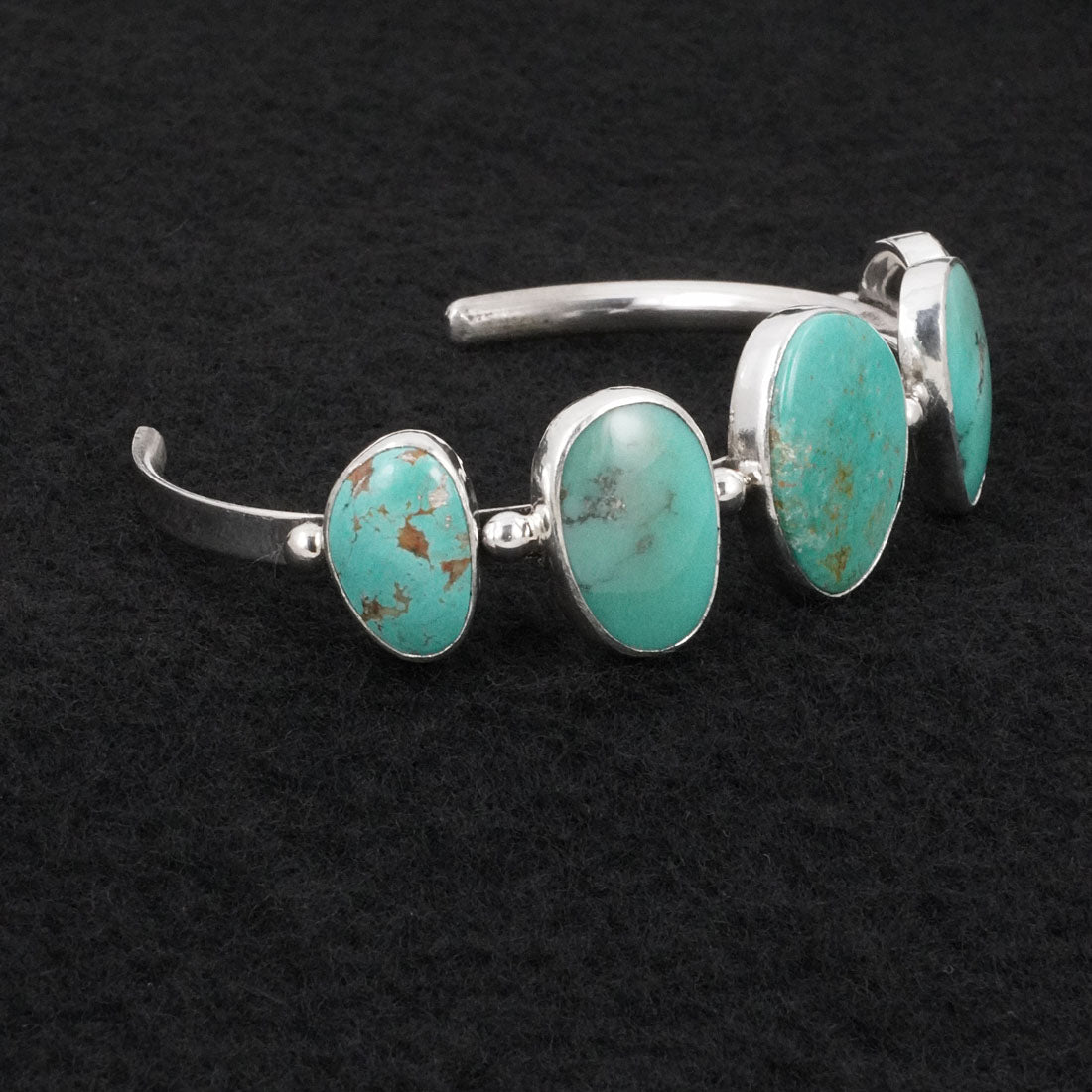 Paul Largo Turquoise & Sterling Silver Bracelet