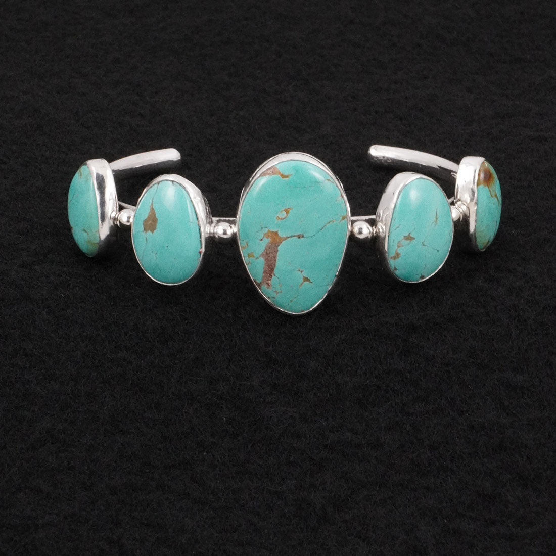 Paul Largo Turquoise & Sterling Silver Bracelet