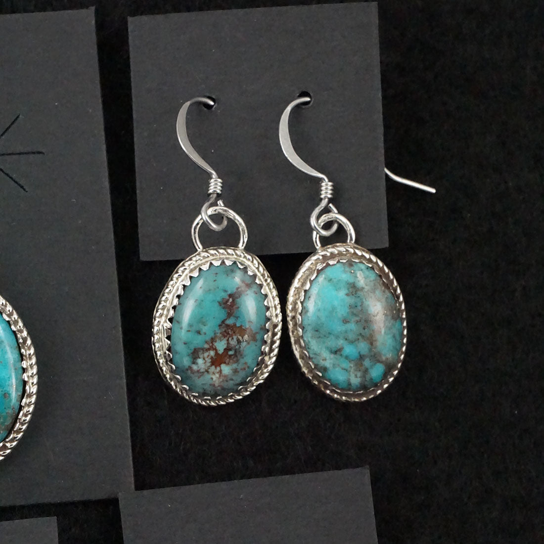 Ernest Hawthorne Turquoise & Sterling Silver Earrings