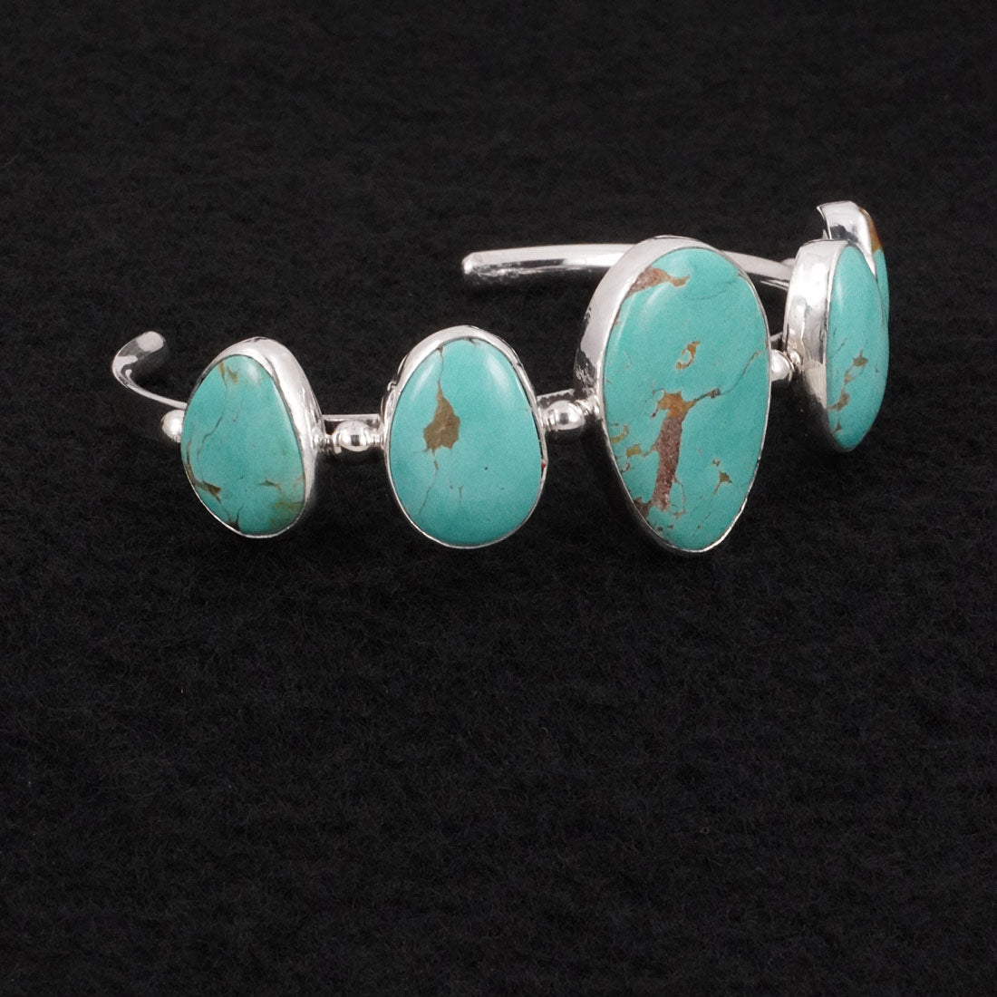 Paul Largo Turquoise & Sterling Silver Bracelet