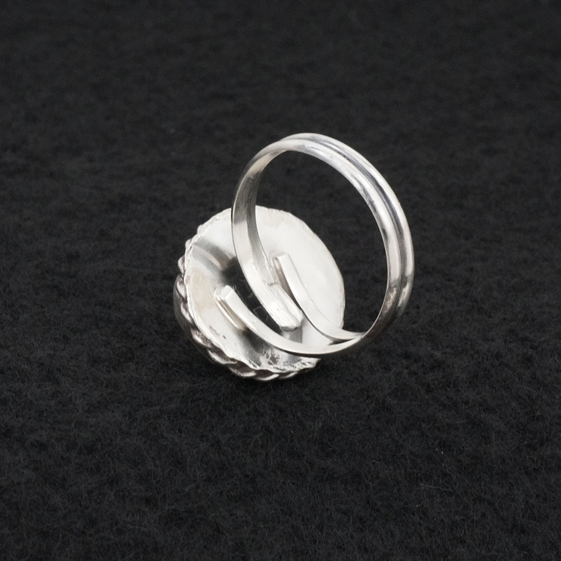 Antwone Brown Turquoise & Sterling Silver Ring Size Adj.