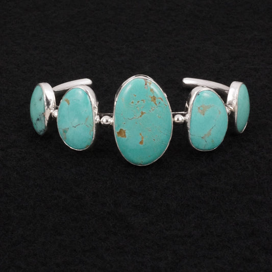 Paul Largo Turquoise & Sterling Silver Bracelet