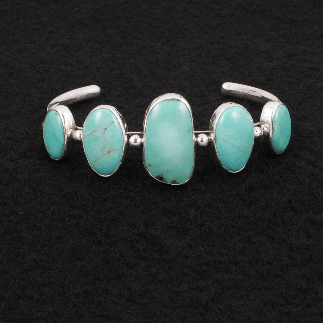 Paul Largo Turquoise & Sterling Silver Bracelet