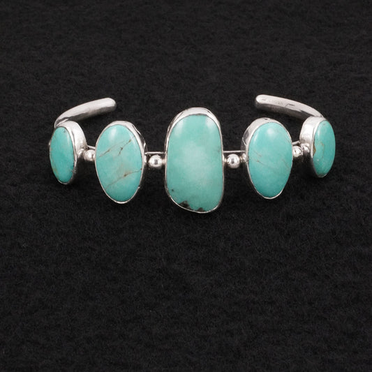 Paul Largo Turquoise & Sterling Silver Bracelet