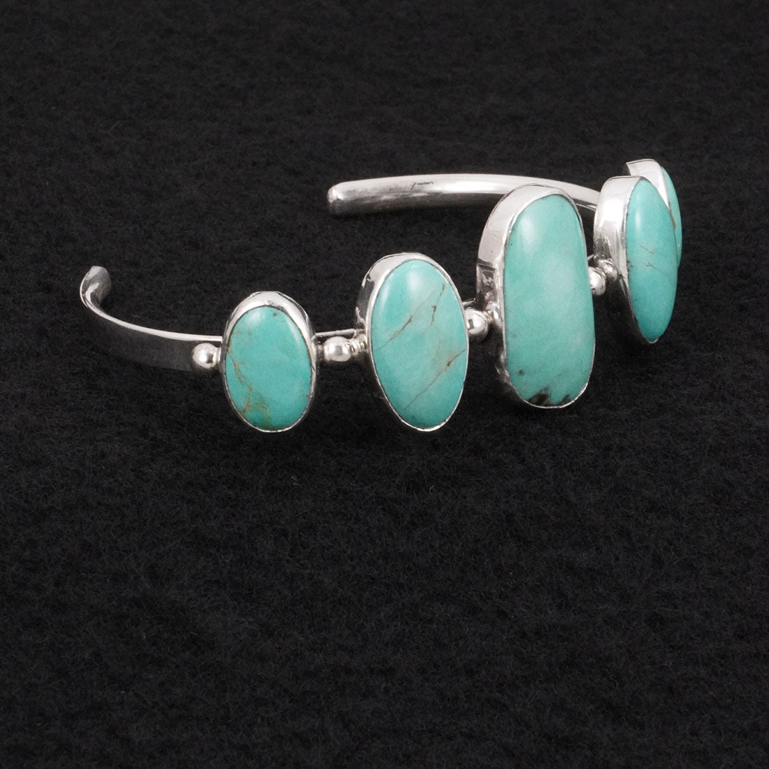 Paul Largo Turquoise & Sterling Silver Bracelet