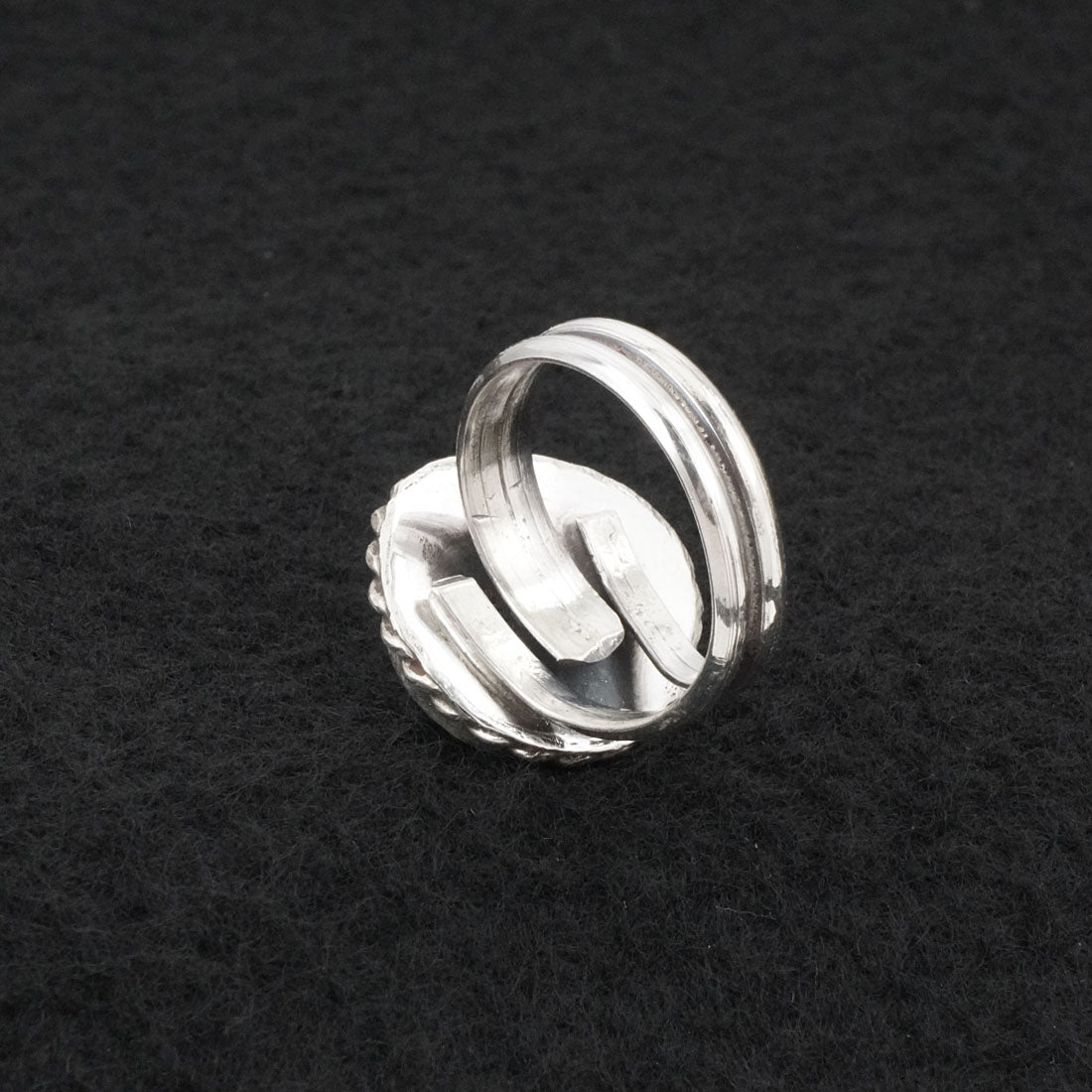 Antwone Brown Turquoise & Sterling Silver Ring Size Adj.