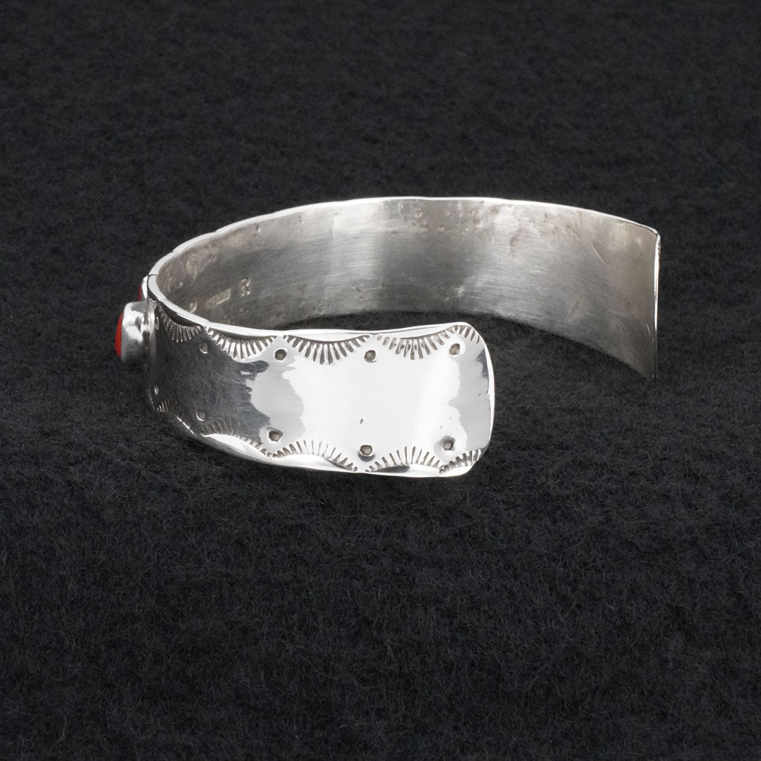 Priscilla Reeder Coral & Sterling Silver Bracelet
