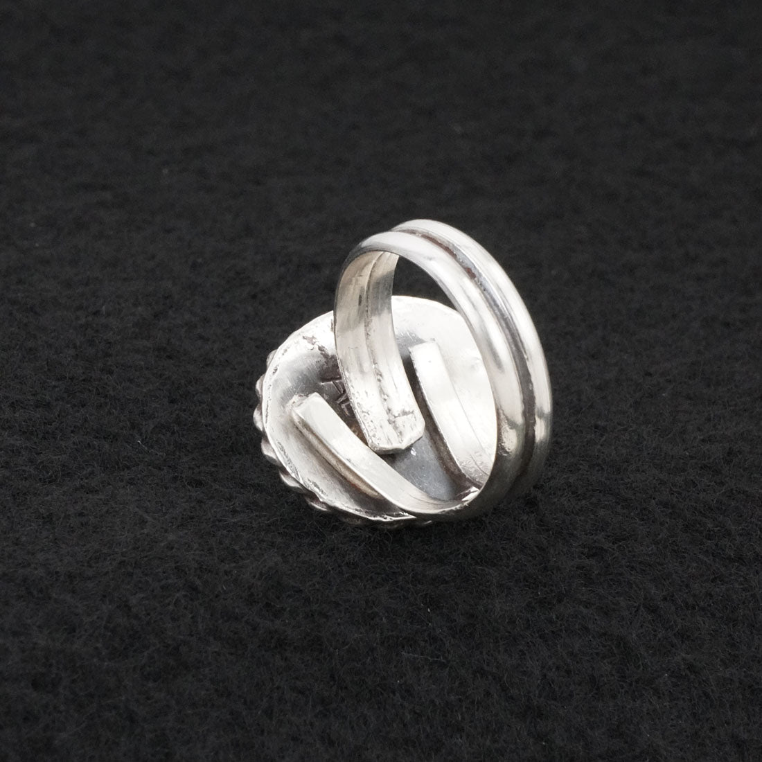 Antwone Brown Turquoise & Sterling Silver Ring Size Adj.