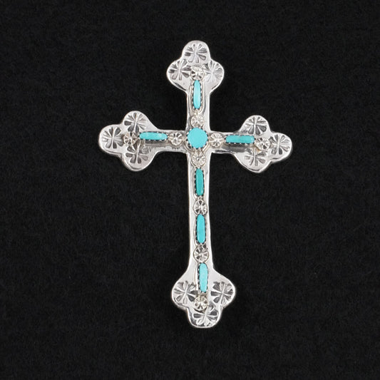 Murray Hannaweeka Turquoise & Sterling Silver Pendant