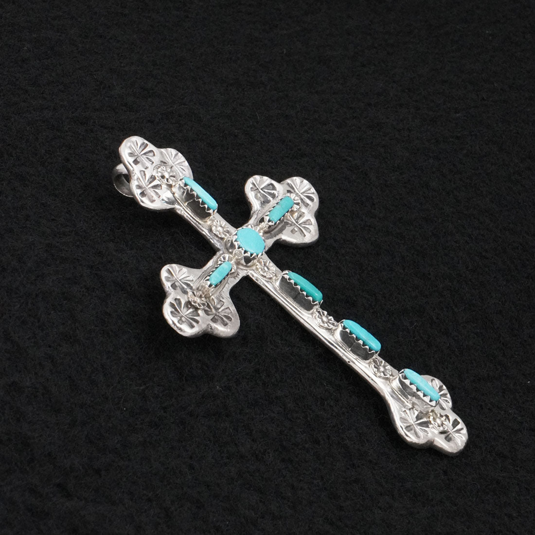 Murray Hannaweeka Turquoise & Sterling Silver Pendant